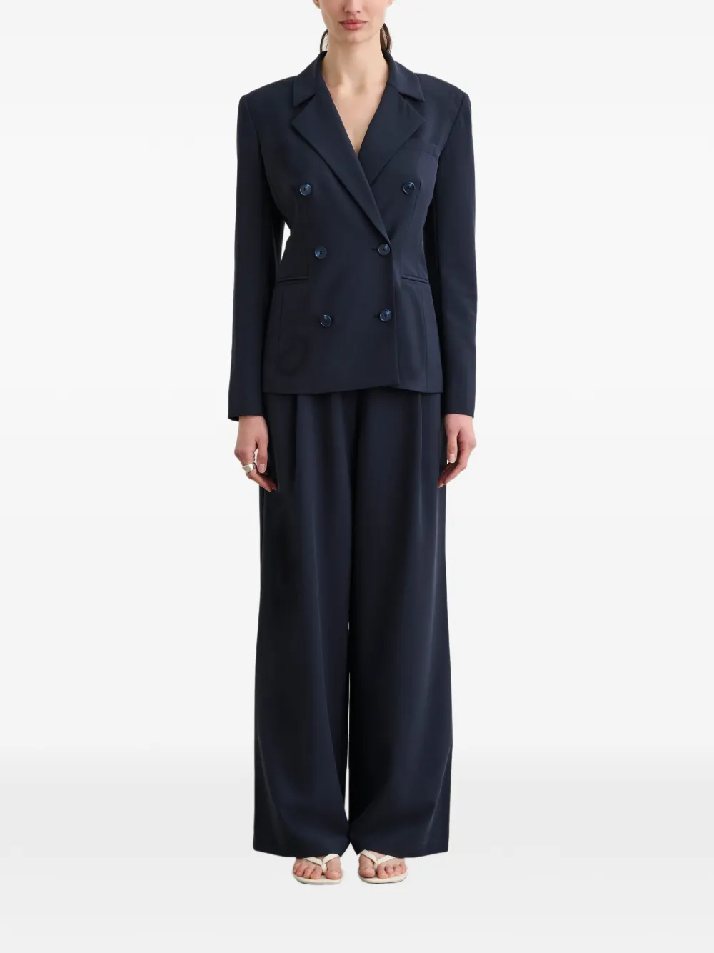  Toccin Jazmin Double-breasted Blazer - Blue 