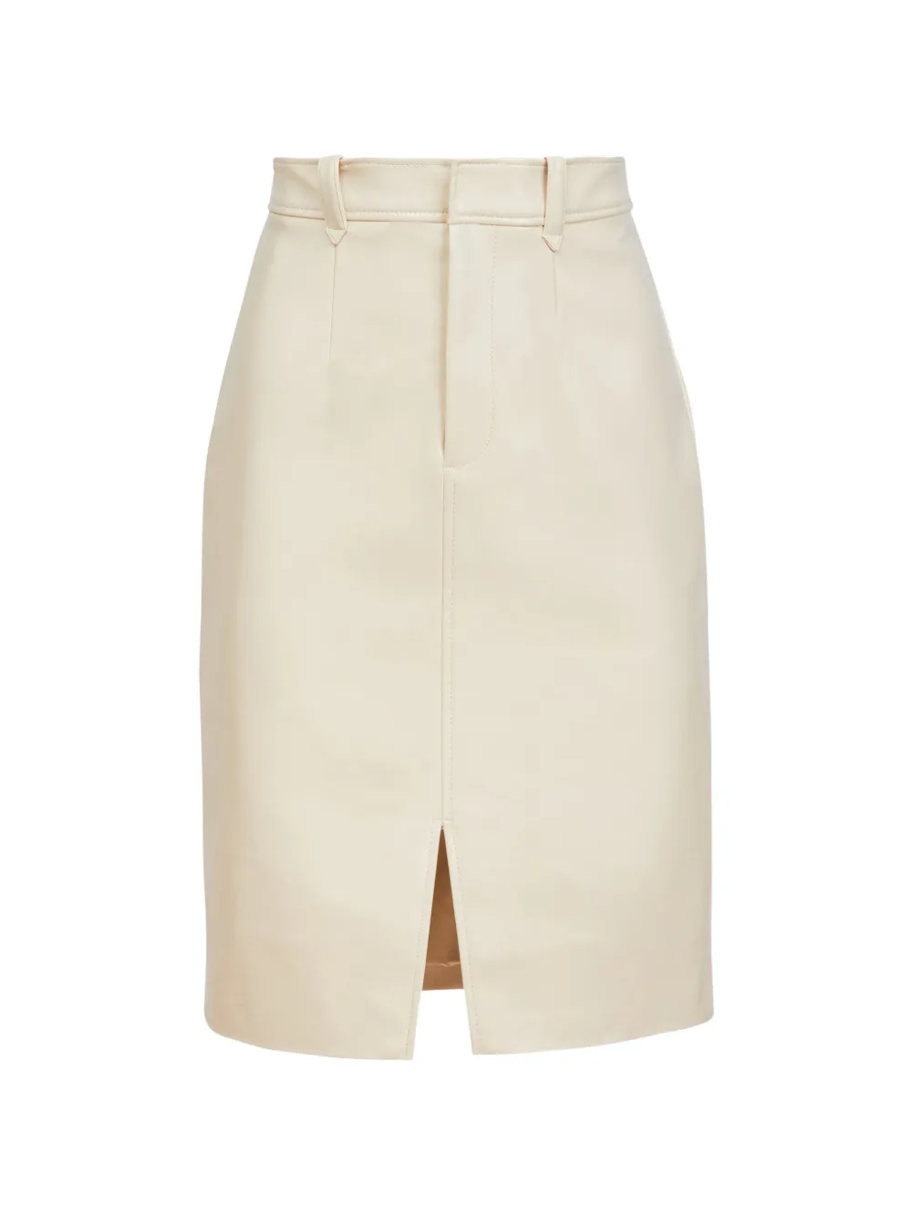 Toccin Noelle slit pencil mini skirt - Nude