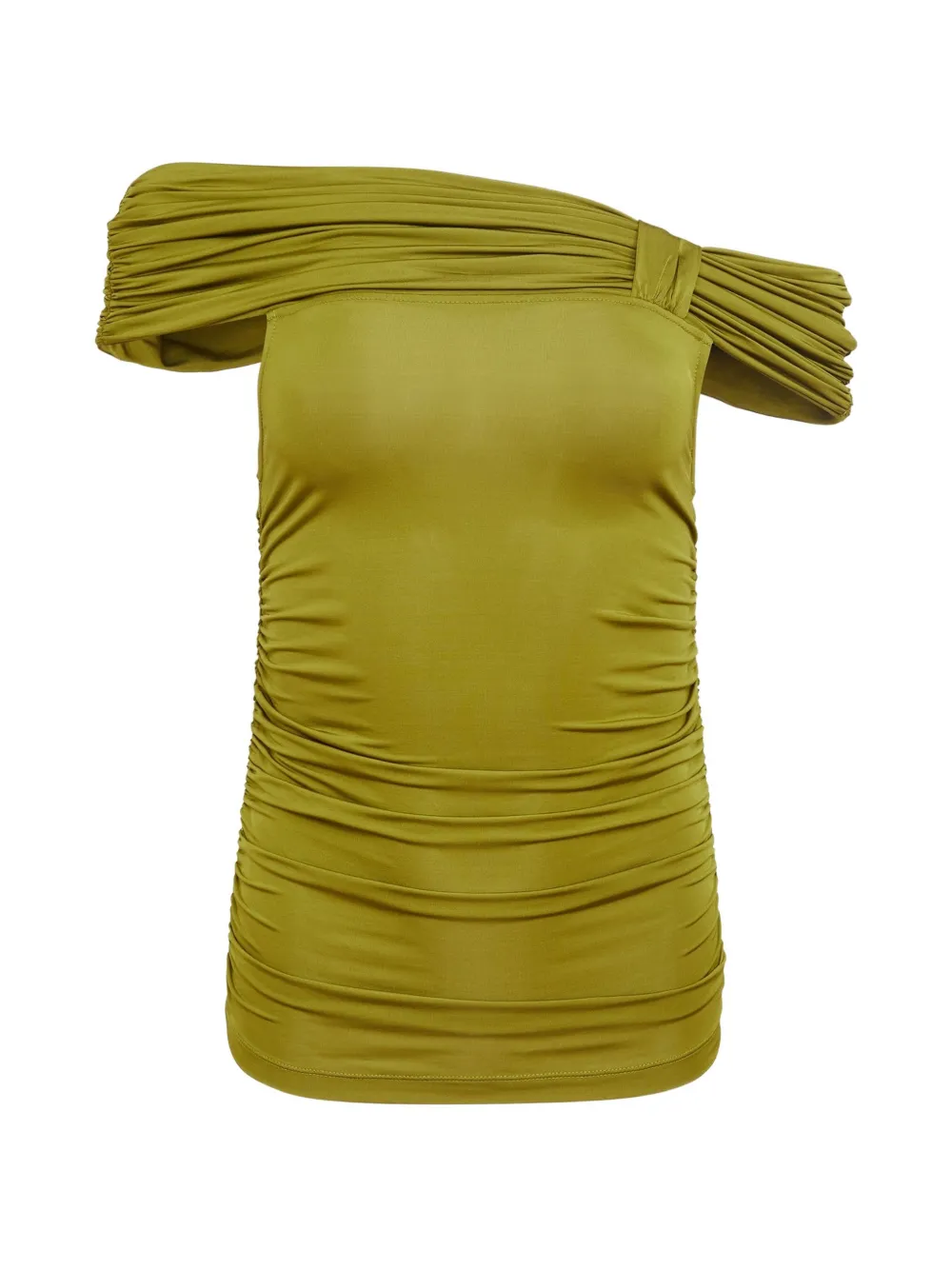 Toccin Teagan off-shoulder ruched top - Verde