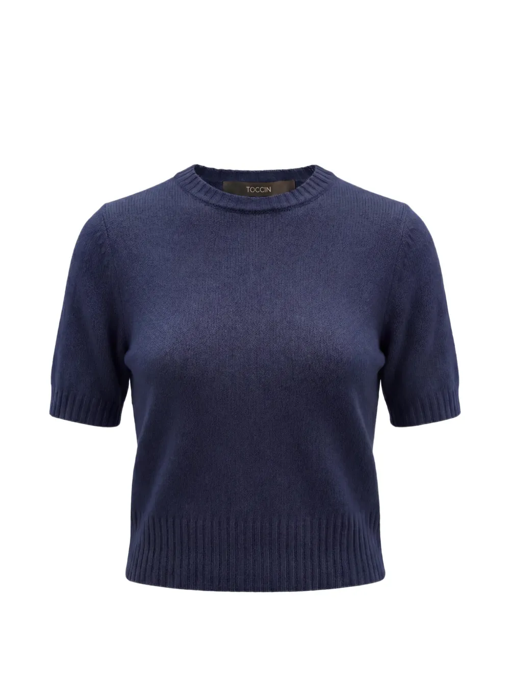 Toccin Elsie Short-sleeves Sweater In Blue
