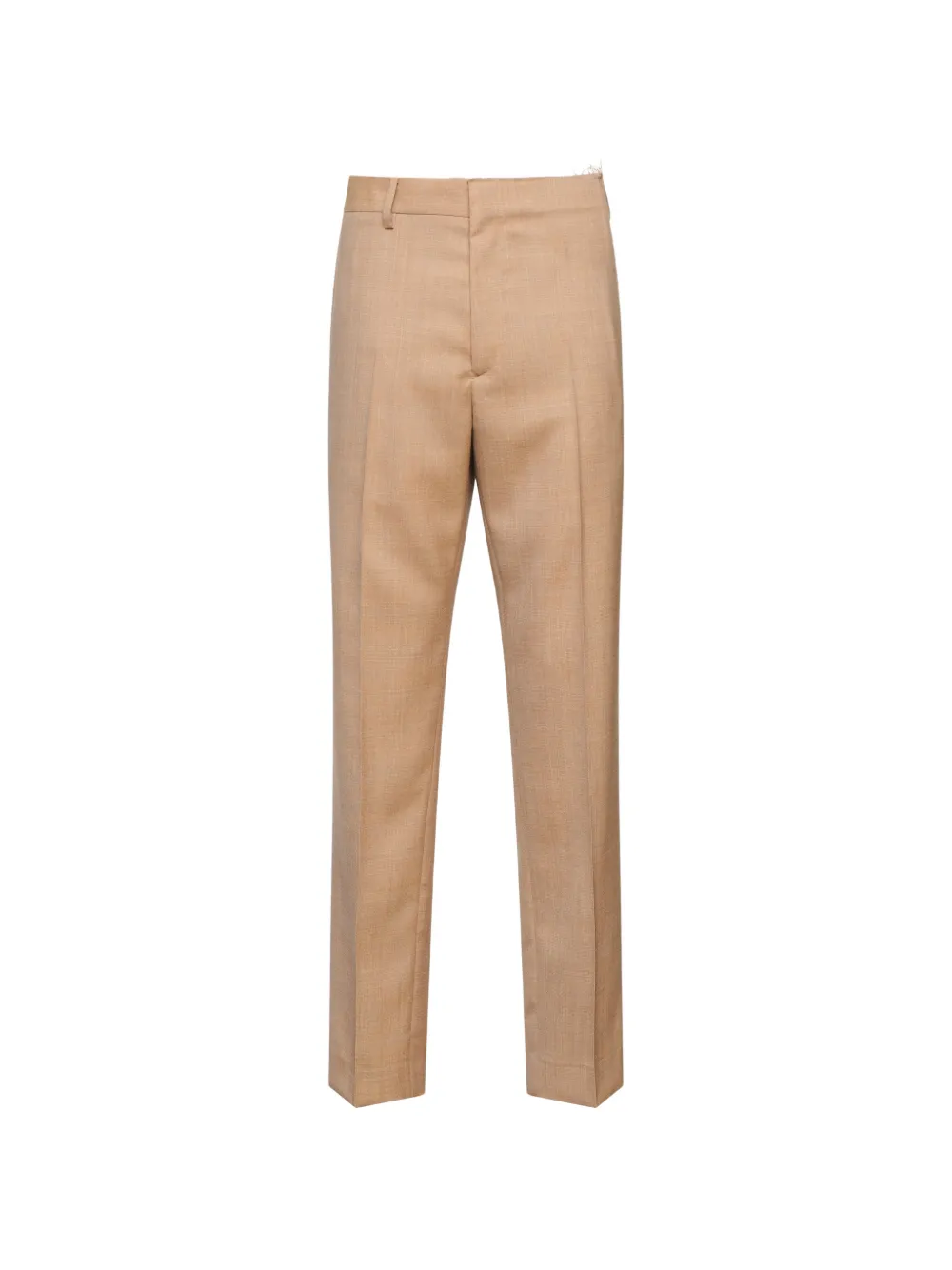 MM6 Maison Margiela Pantaloni in lana con pieghe - Marrone