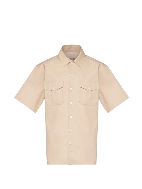 MM6 Maison Margiela chemise boutonnée à manches courtes en coton