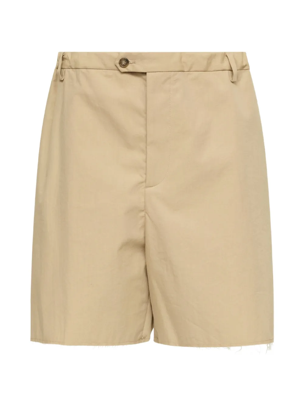 MM6 Maison Margiela Shorts con frange - Toni neutri