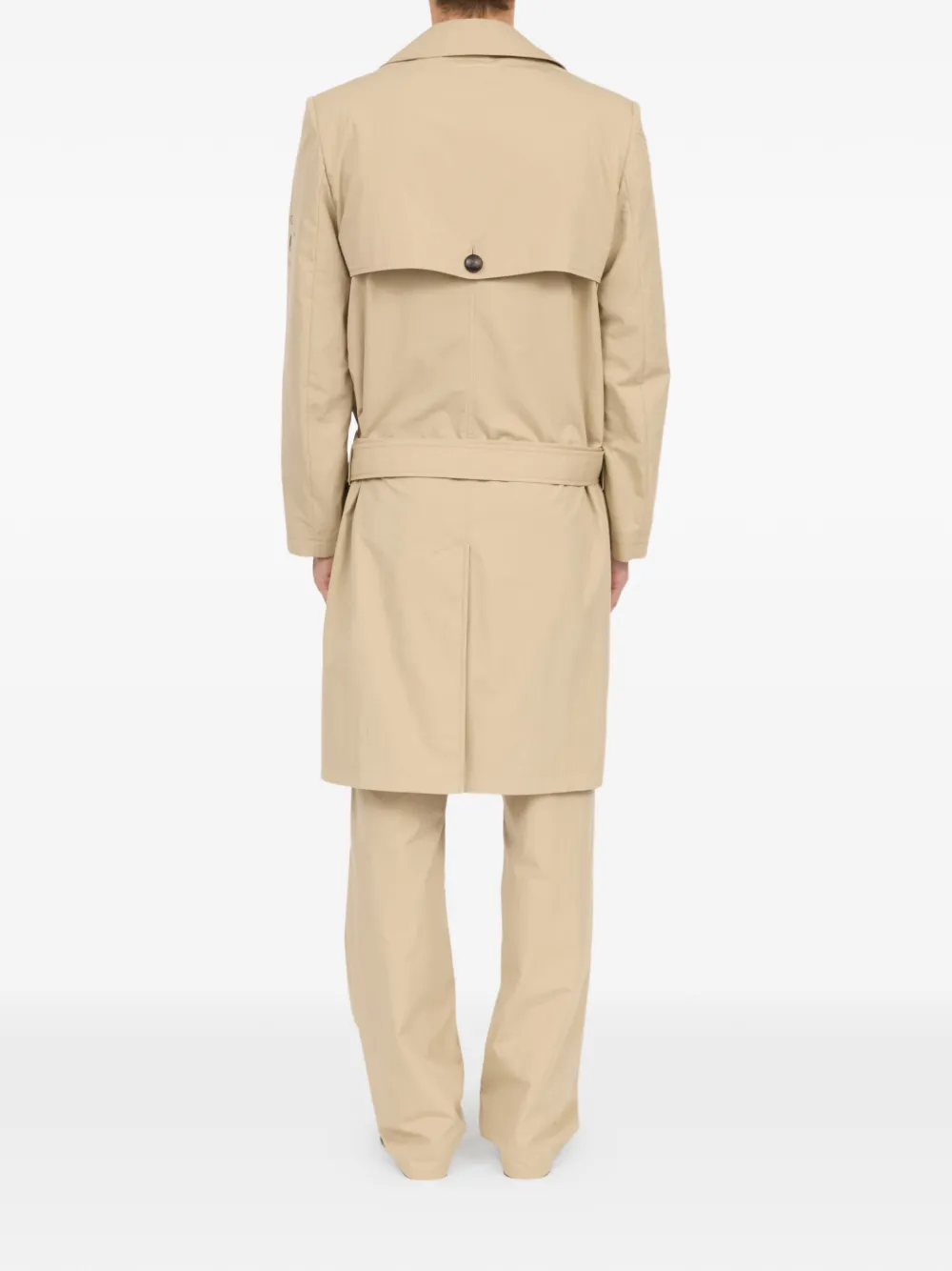MM6 Maison Margiela Trenchcoat met dubbele rij knopen Beige
