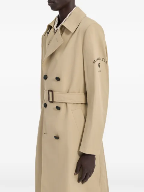 MM6 Maison Margiela double-breasted belted trench coat