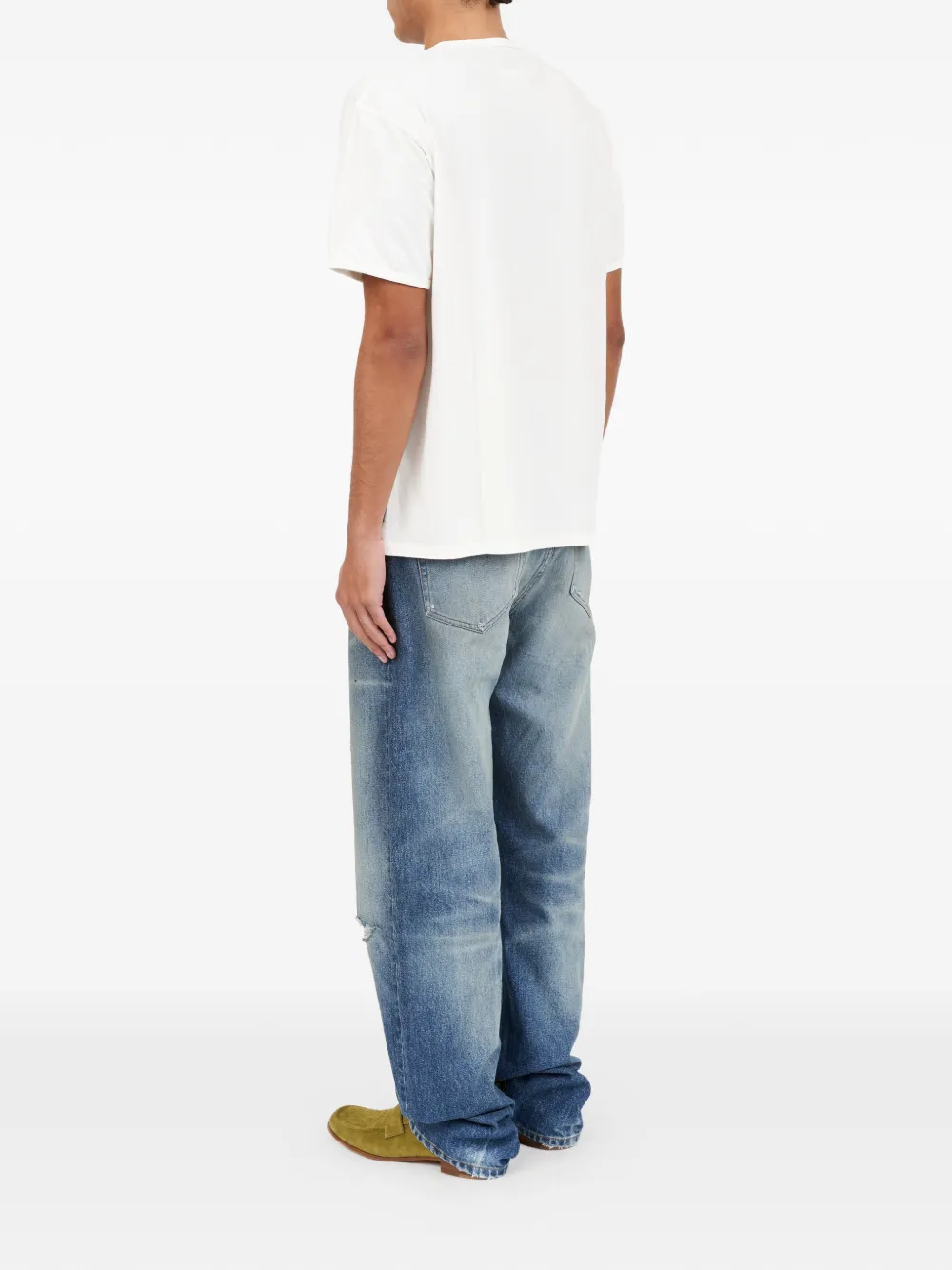 MM6 Maison Margiela Katoenen T-shirt met grafische print Wit