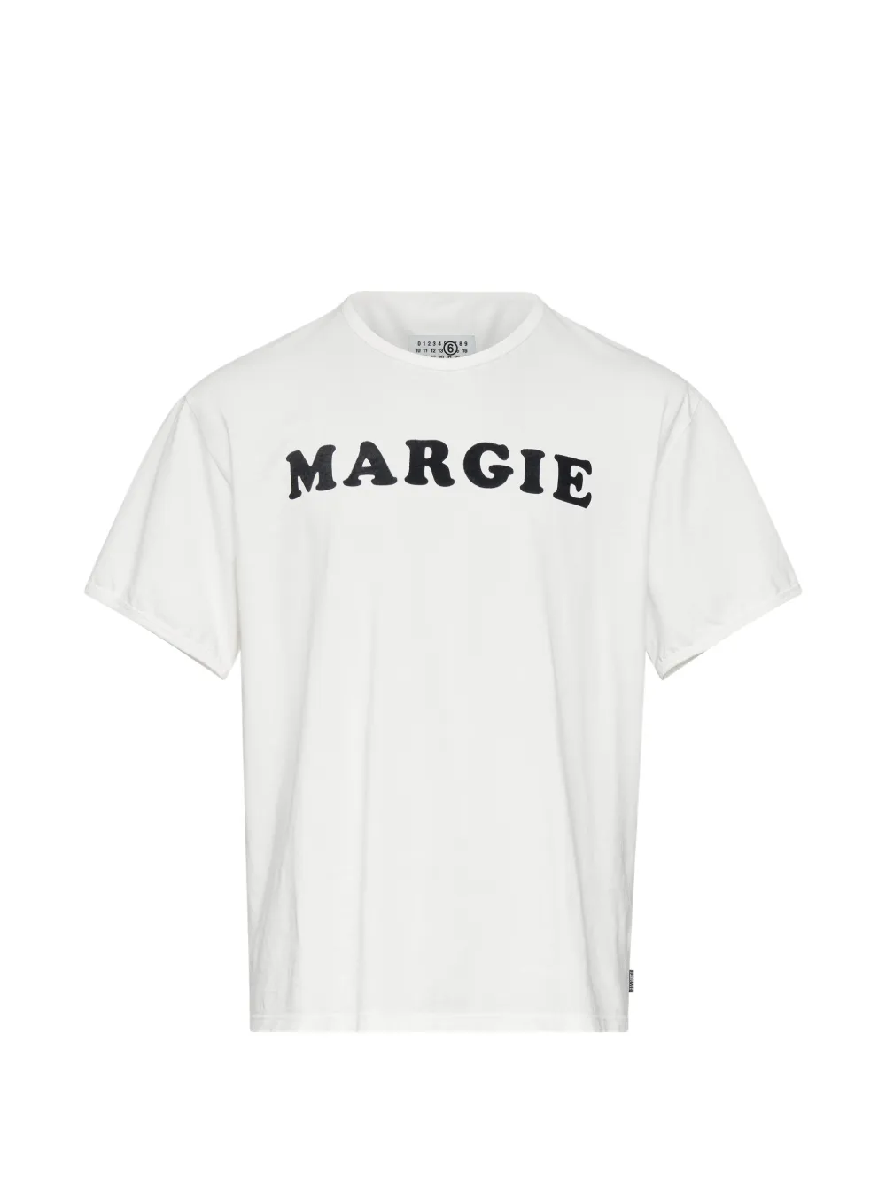 MM6 Maison Margiela graphic-print cotton T-shirt - Weiß