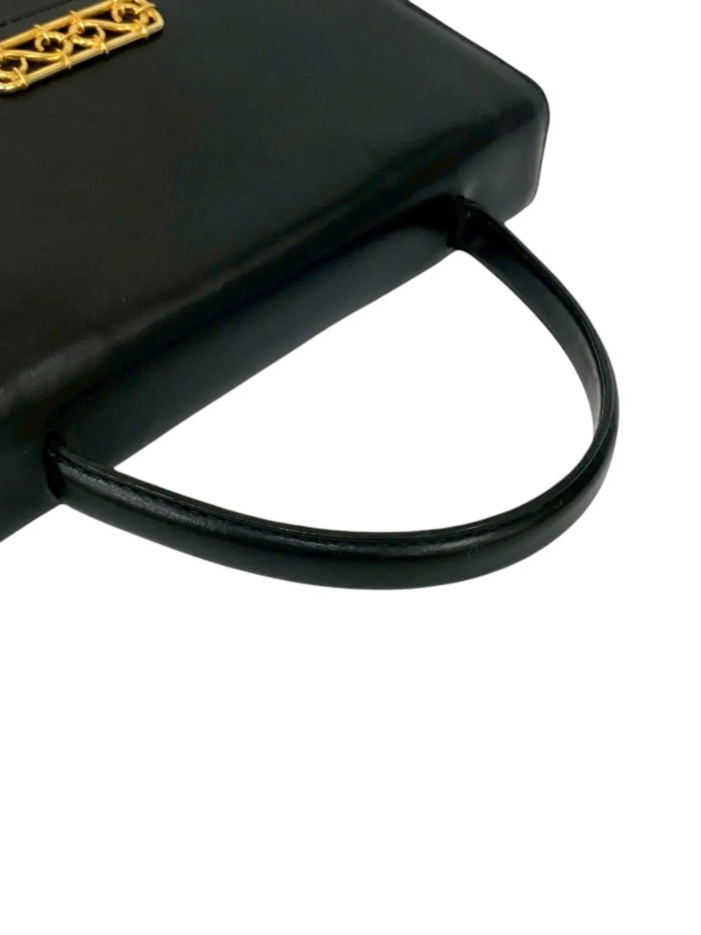 20th Century Leather Top Handle Bag Handbag