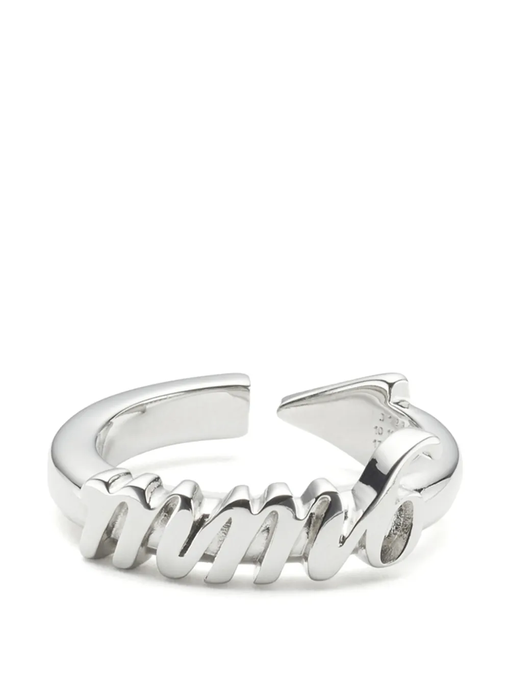 MM6 Maison Margiela Enjoy ring - Argento