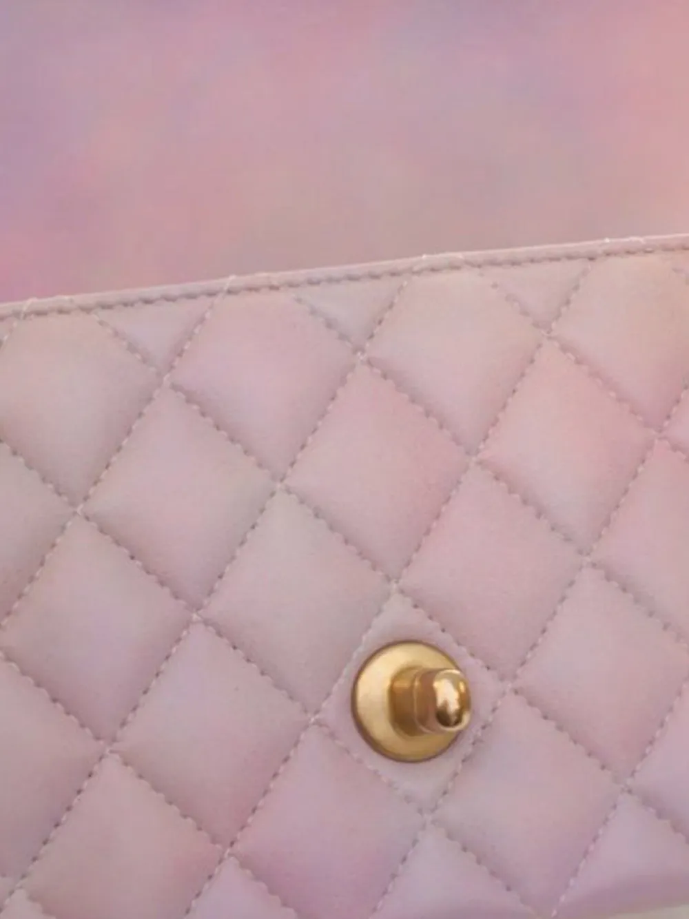 2021-2025 Mini Rectangular Classic Ombre Lambskin Top Handle Flap Satchel