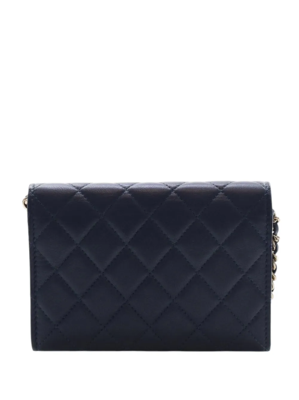 2018-2019 Mini Cc Quilted Lambskin Pearl Wallet On Chain Crossbody Bag