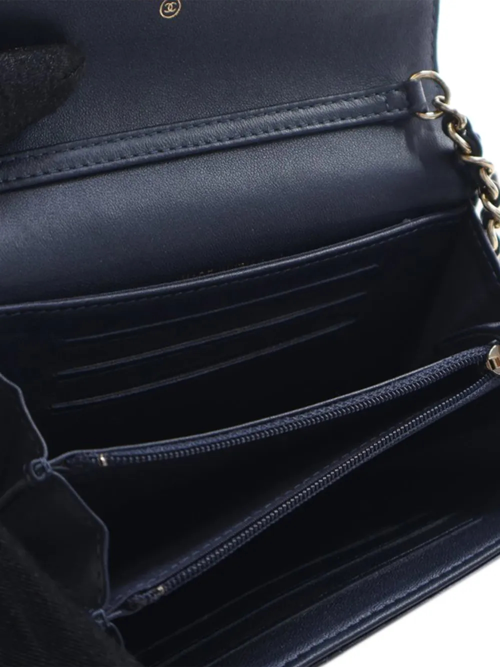 2018-2019 Mini Cc Quilted Lambskin Pearl Wallet On Chain Crossbody Bag