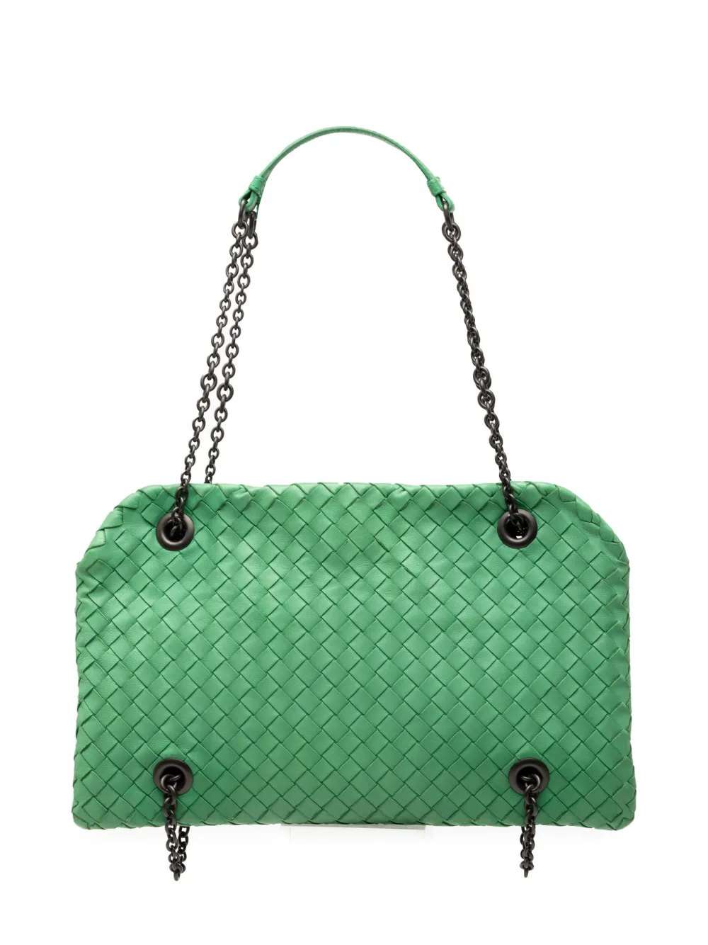 Bottega Veneta Pre-Owned 2012-2025 Nappa Intrecciato Duo shoulder bag - Verde