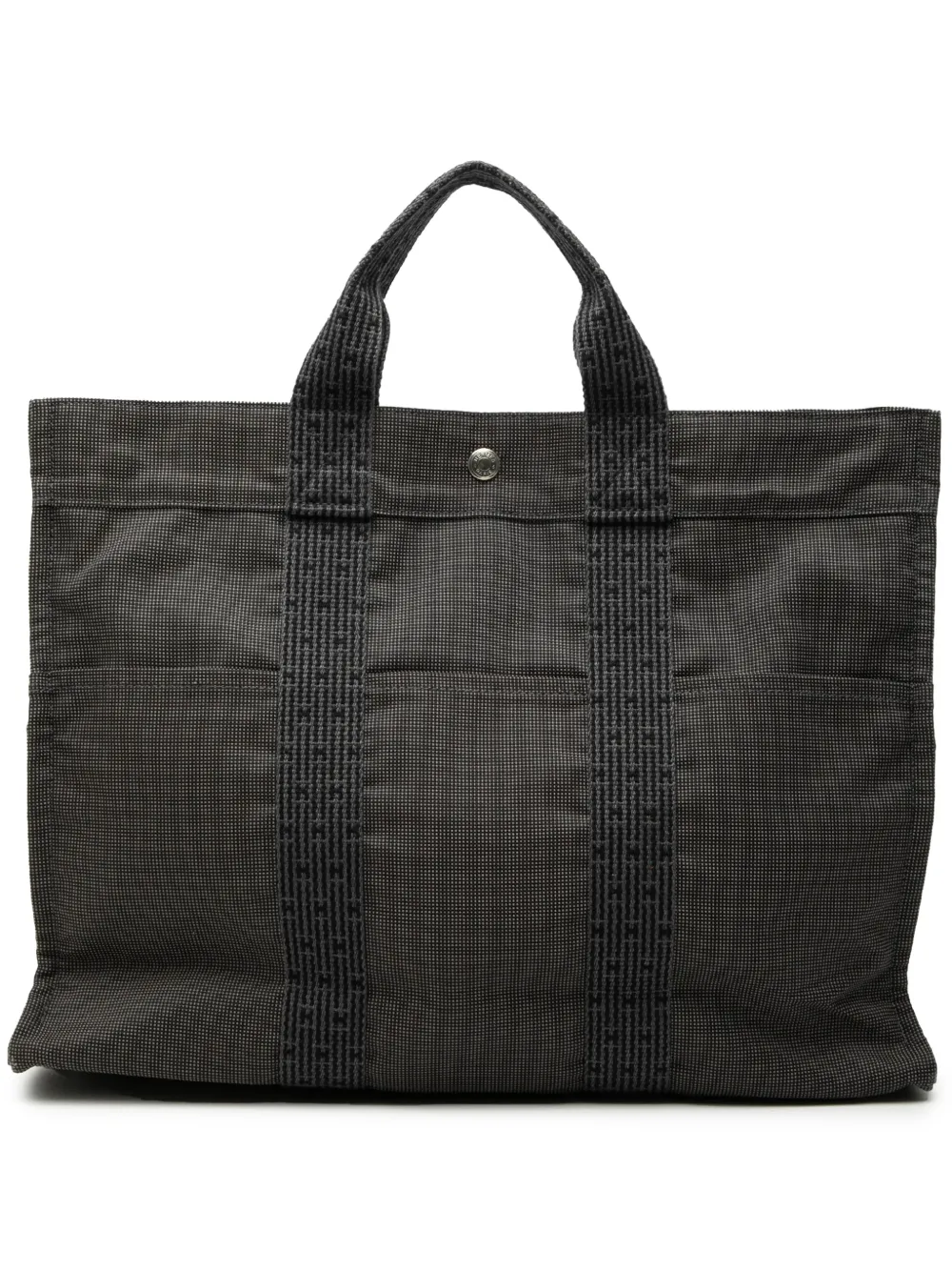 Hermès Pre-Owned 1990-2010 Canvas Herline MM tote bag - Grey