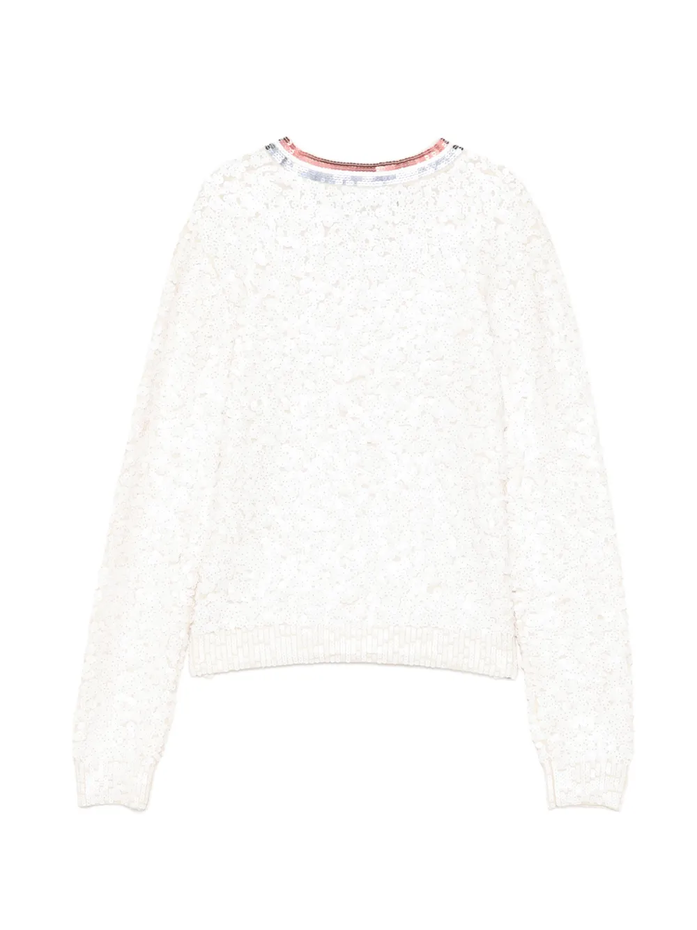 Cynthia Rowley Trui verfraaid met pailletten Beige