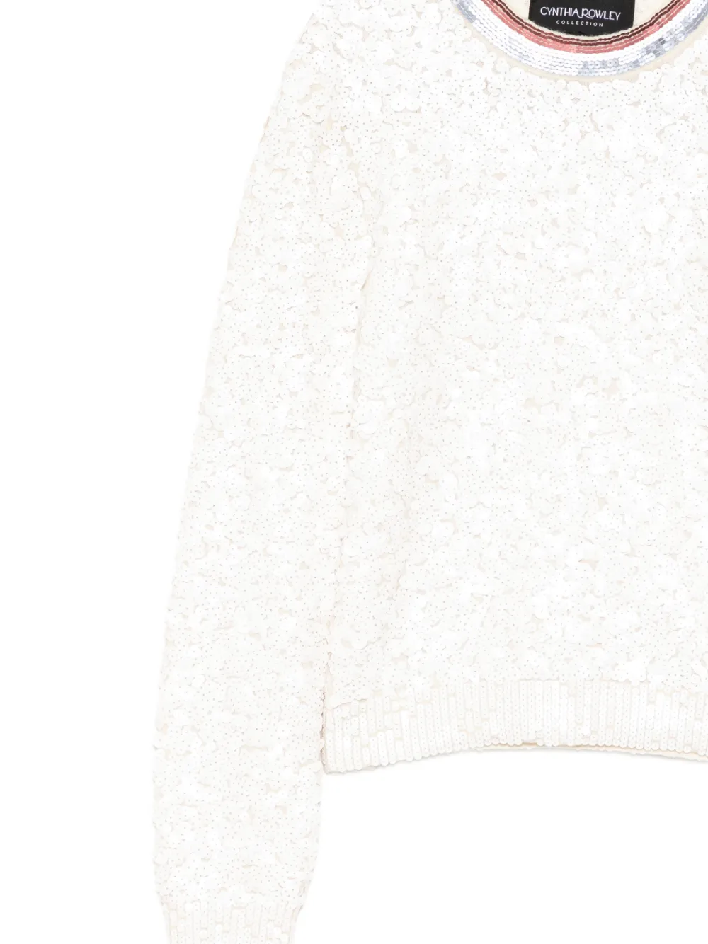 Cynthia Rowley Trui verfraaid met pailletten Beige