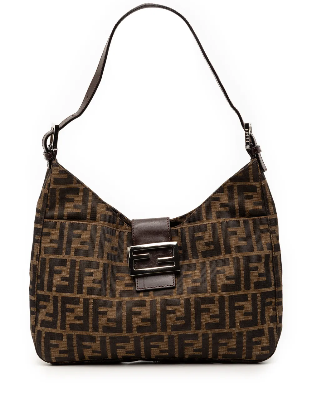 Fendi Pre-Owned 2000-2010 Zucca Canvas shoulder bag - Marrone