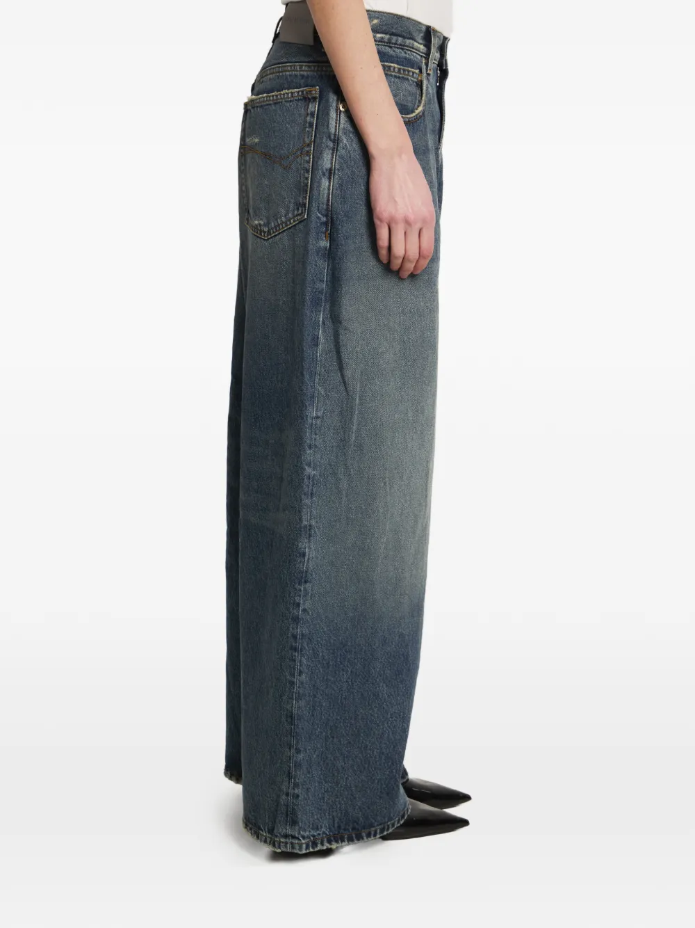 Balenciaga Katoenen low-waist baggy jeans Blauw