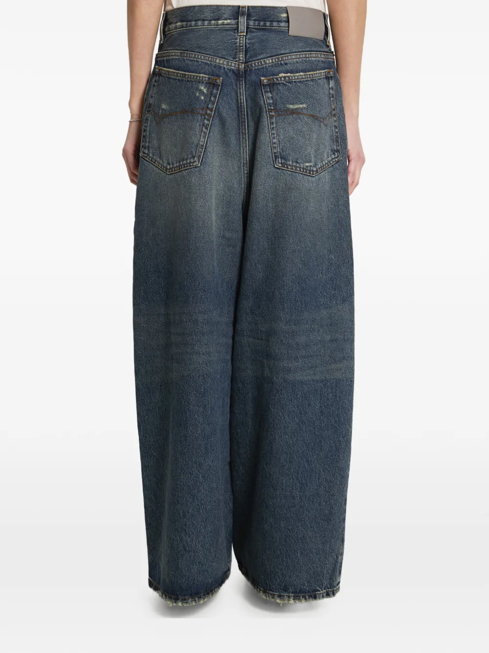 Balenciaga Katoenen low-waist baggy jeans Blauw