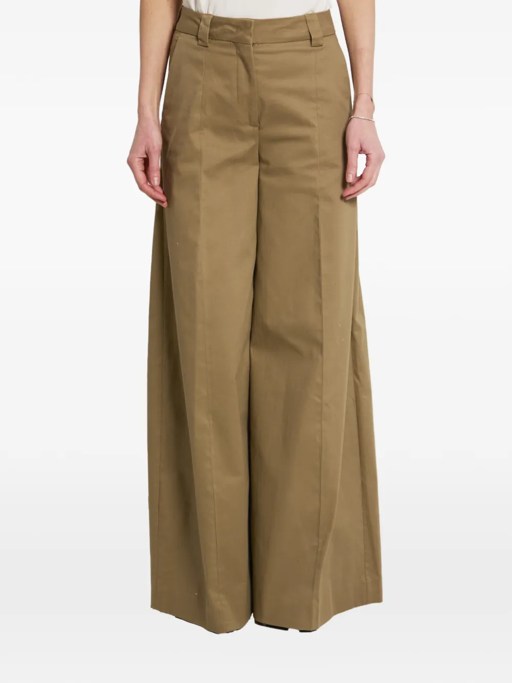 THELATEST pleated wide-leg trousers - Toni neutri