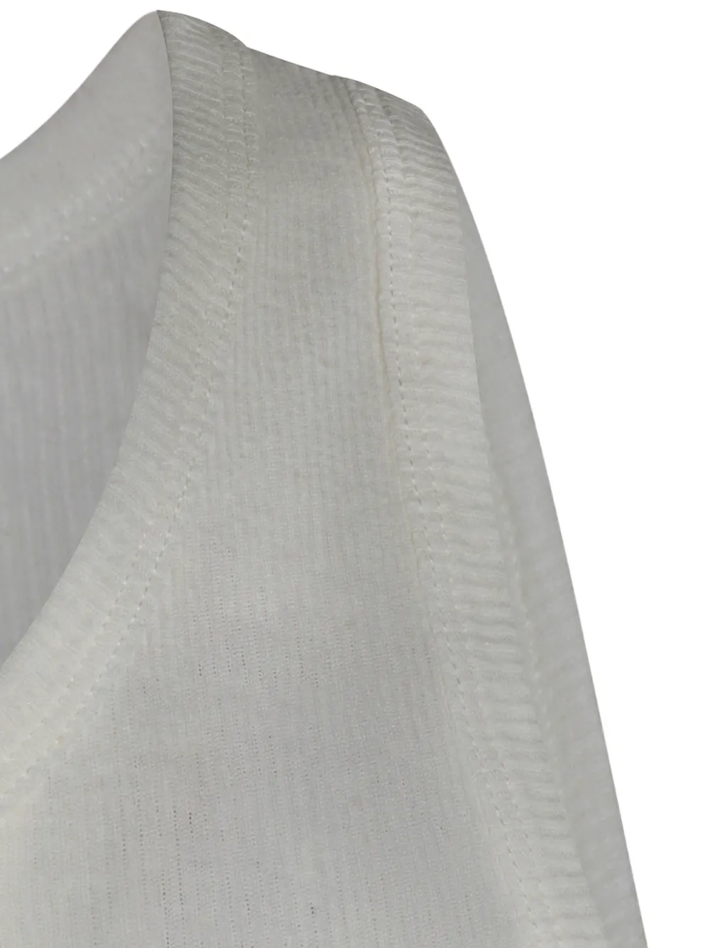  Thom Krom Ribbed Top - White 
