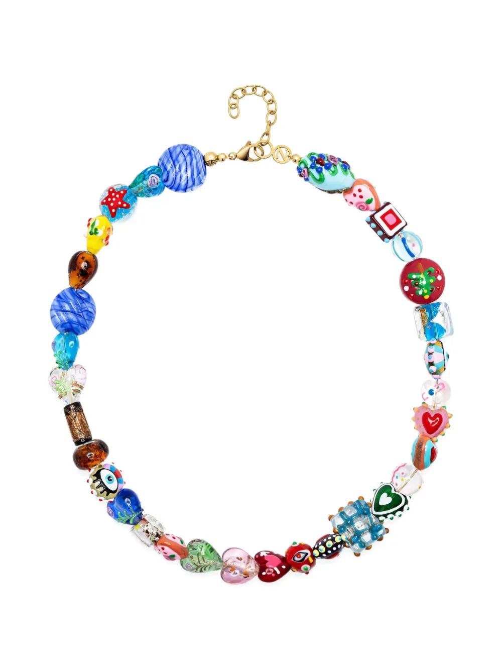 Nialaya Jewelry beaded necklace - Blu
