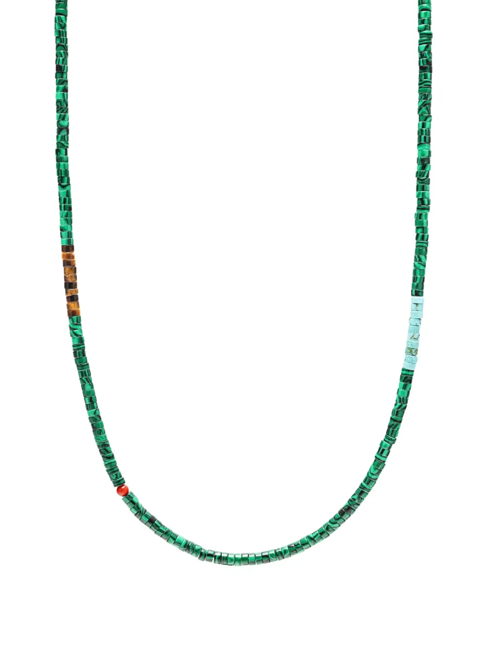 Nialaya Jewelry multi-stone green necklace - Verde