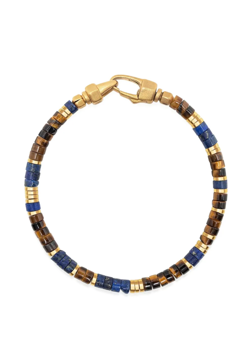 Nialaya Jewelry Earth Royale Heishi stones bracelet - Oro