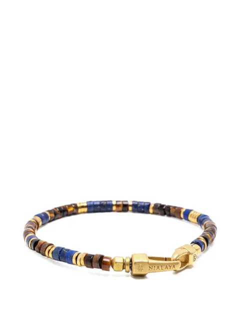 Nialaya Jewelry Earth Royale Heishi stones bracelet