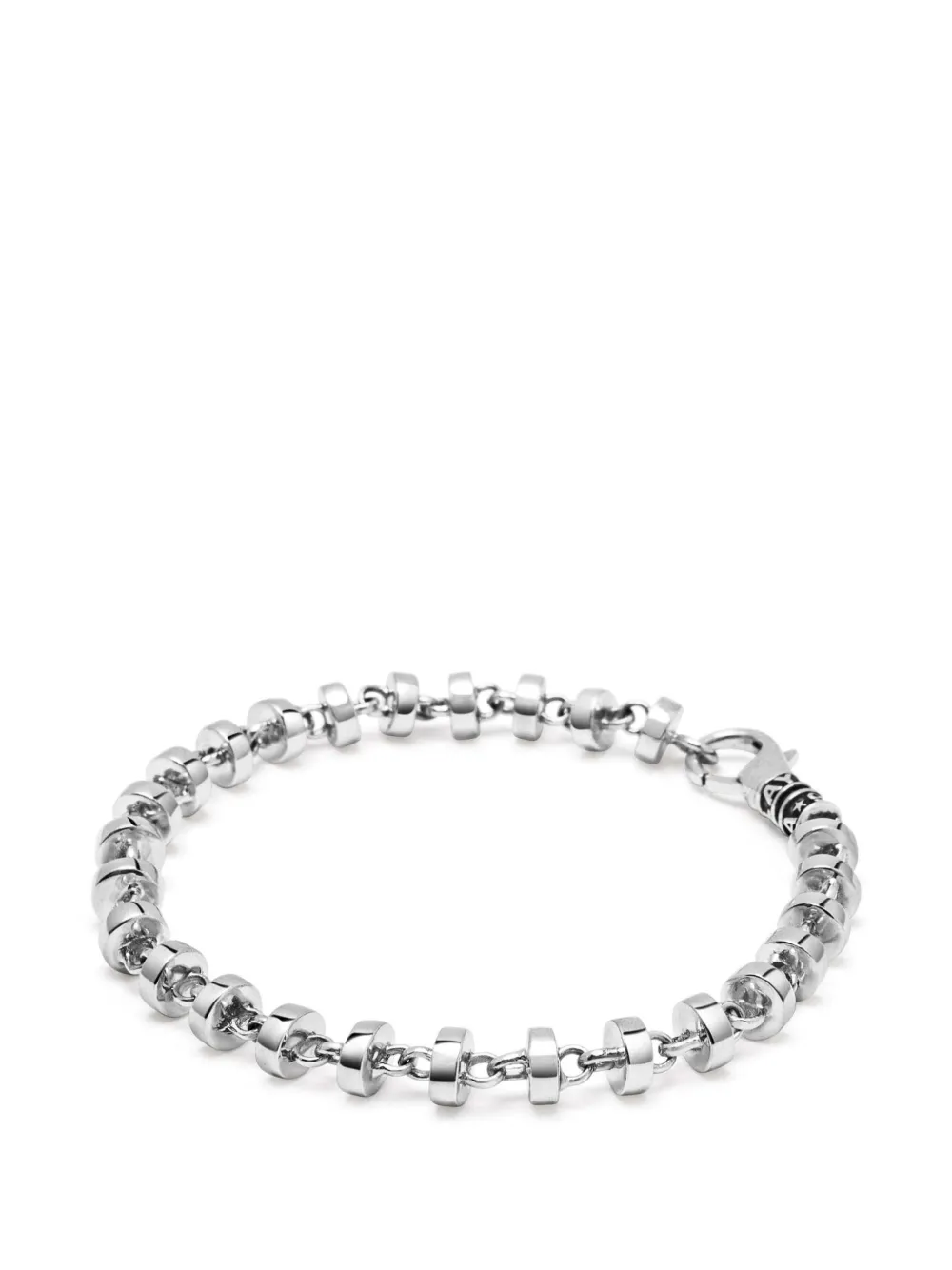 Nialaya Jewelry round link bracelet - Argento
