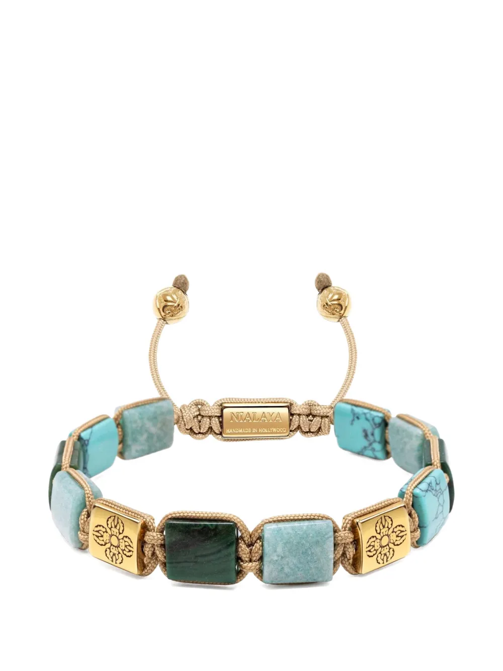 Nialaya Jewelry Pacific Dorje Flatbead bracelet - Oro