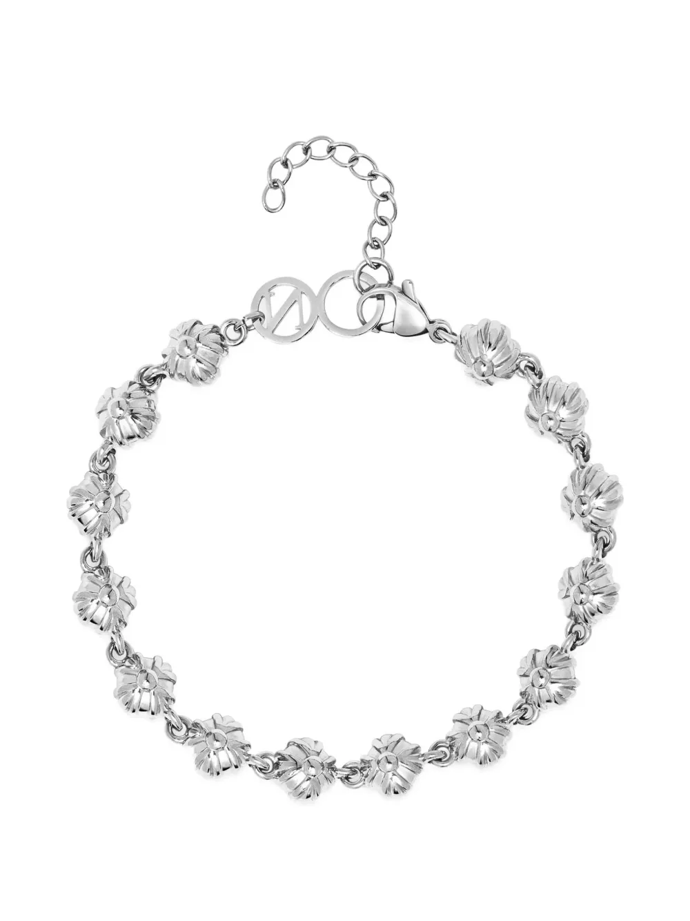 Nialaya Jewelry Bloom bracelet - Argento