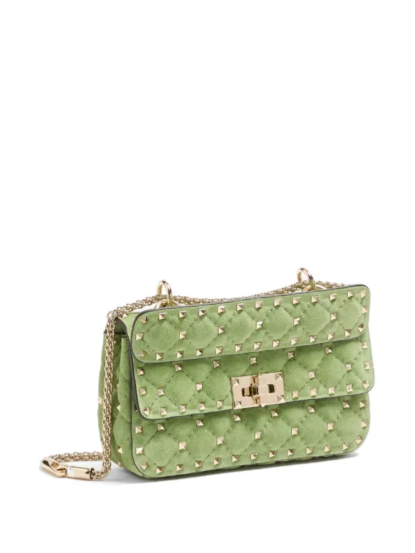 Valentino Garavani Loulou Quilted Leather Shoulder Bag | Green