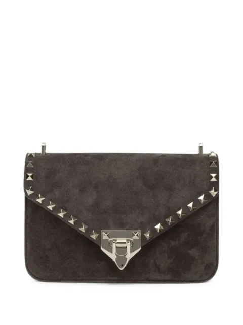 Valentino Garavani Garavani Rockstud small shoulder bag in suede