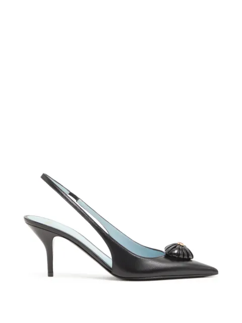 Valentino Garavani coeur Royal Slingback pumps in kidskin 75mm