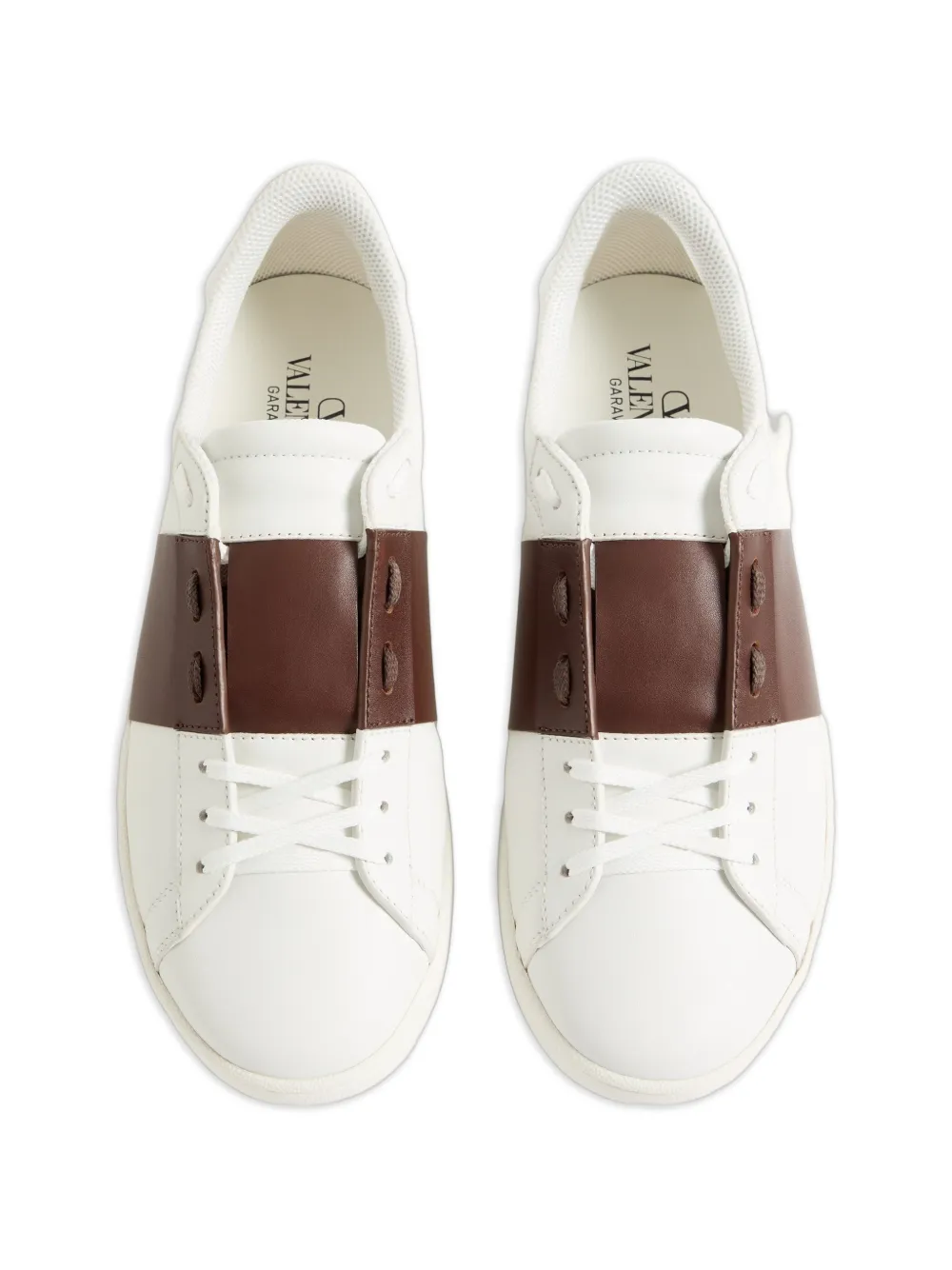 Valentino Garavani Open Royco sneakers van nappa kalfsleer Wit