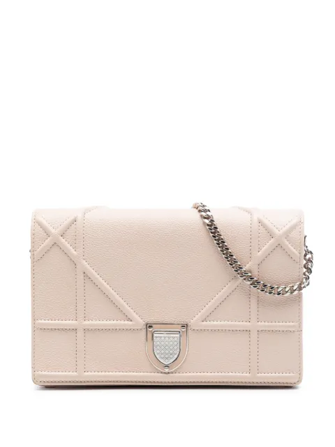 Christian Dior Pre-Owned 2017 Grained Calfskin Diorama Wallet on Chain crossbody bag