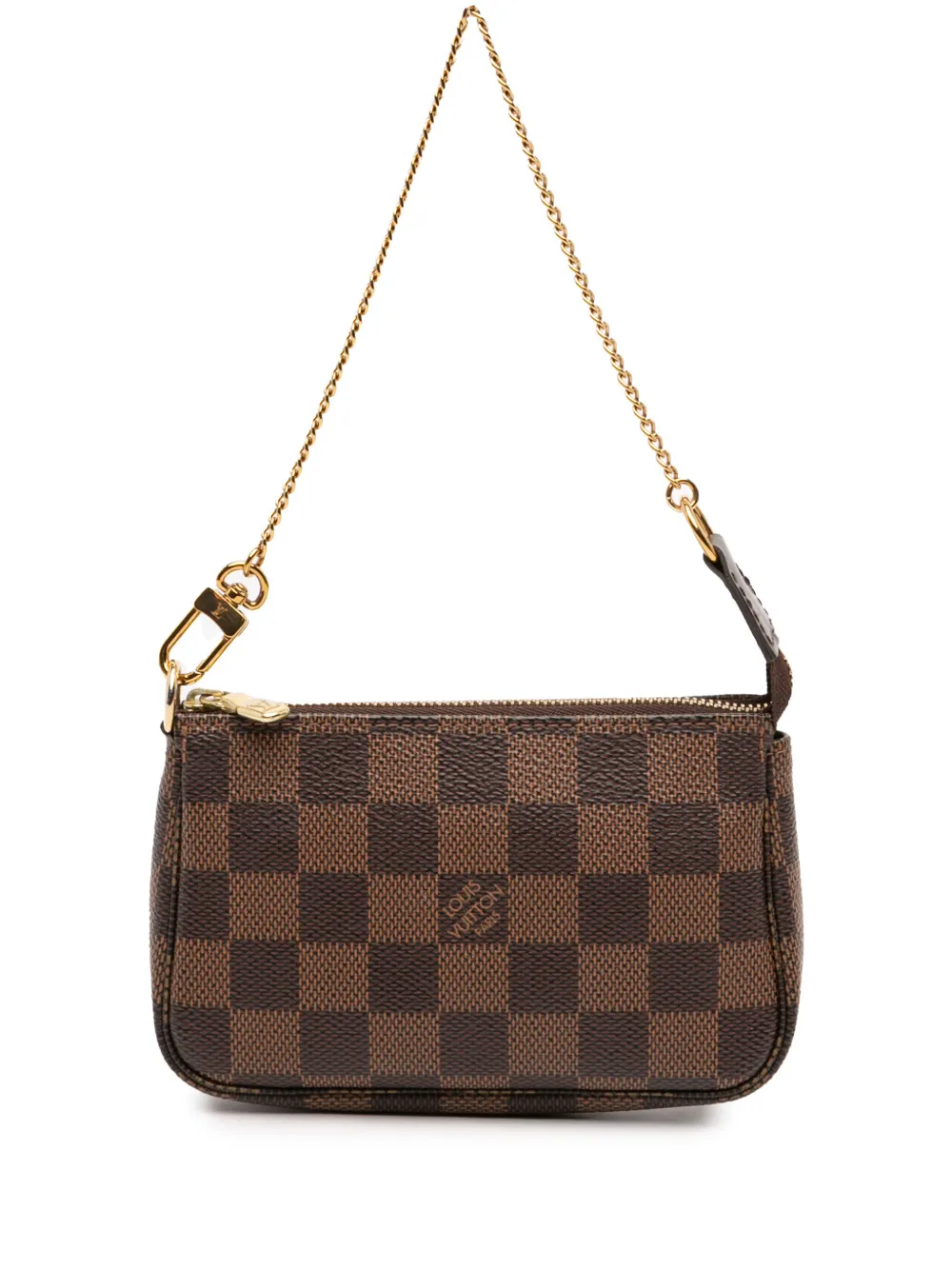 Louis Vuitton Pre-Owned 2020 Damier Ebene Mini Pochette Accessoires handbag - Marrone