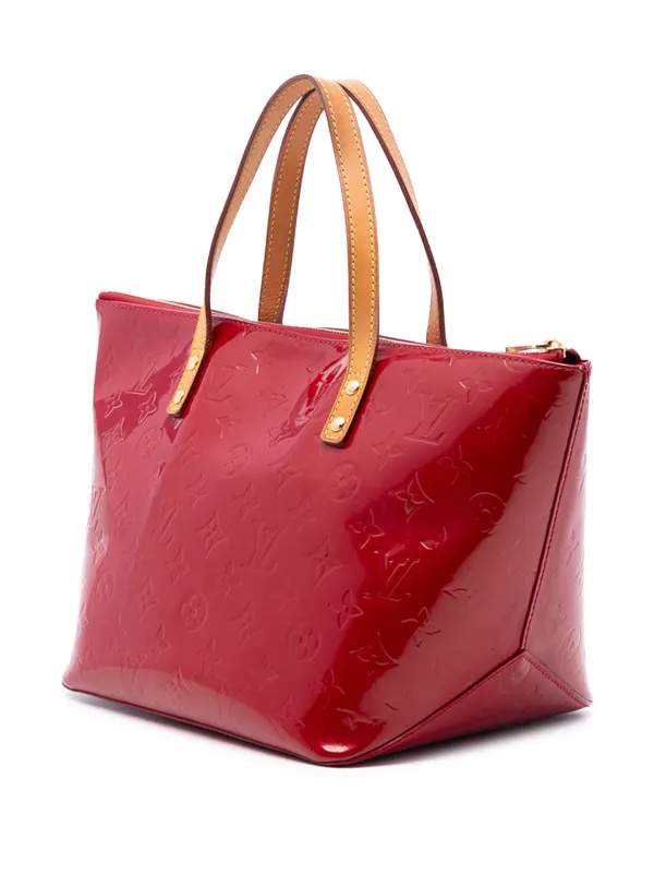 ヴィトン　ヴェルビュー　ヴェルニ　赤　モノグラム　バッグ Louis Vuitton Pre-Owned 2000-2010 モノグラム ヴェルニ ベルヴュー