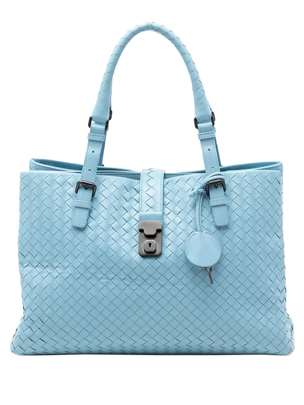 Bottega Veneta Pre-Owned 2012-2026 Medium Nappa Intrecciato Roma tote bag - Blu