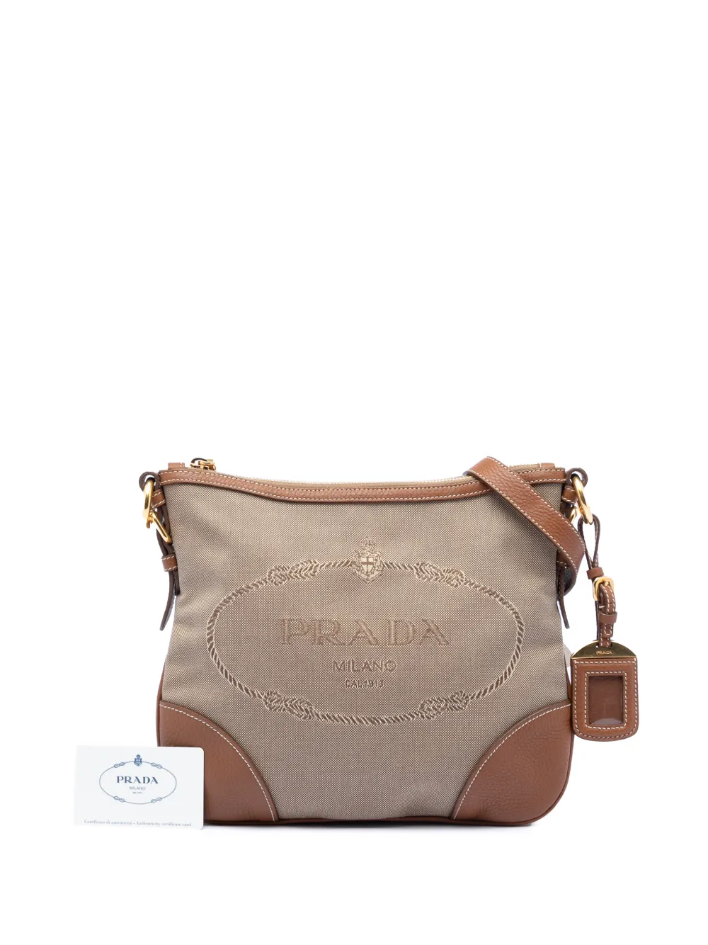 2000-2012 Canvas Canapa Logo Crossbody Bag