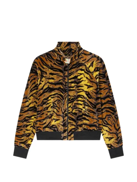 Kenzo tiger velvet-jacquard jacket