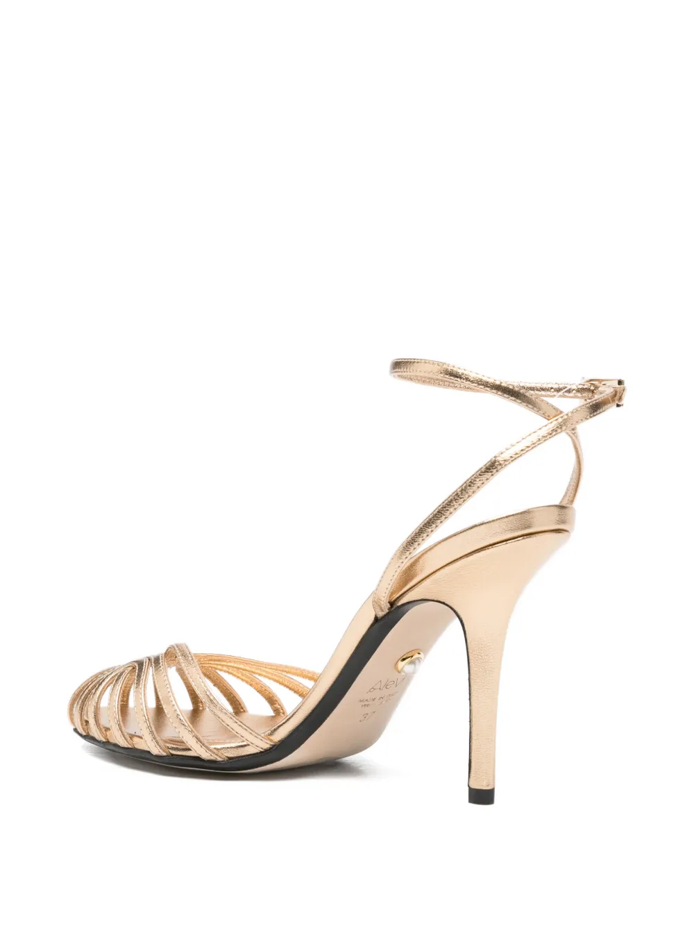 Alevì leather sandals Goud