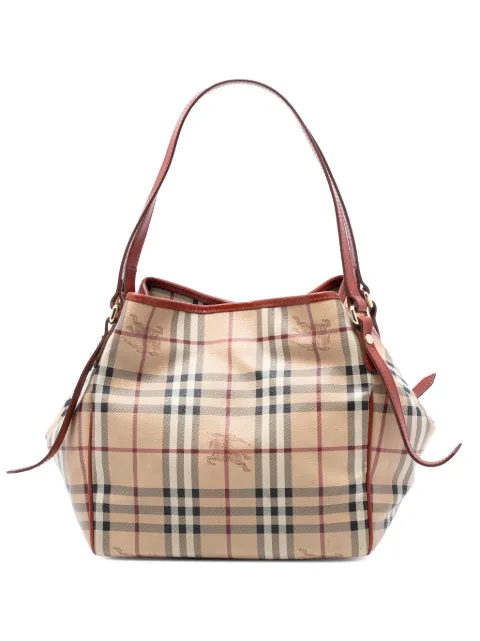 Burberry Pre-Owned 2000-2017 Small Haymarket Check Coated Canvas Canterbury tote bag