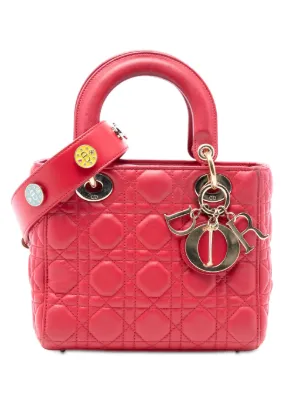 Christian Dior Pre-Owned 2017 Small Lambskin Cannage My ABCDior