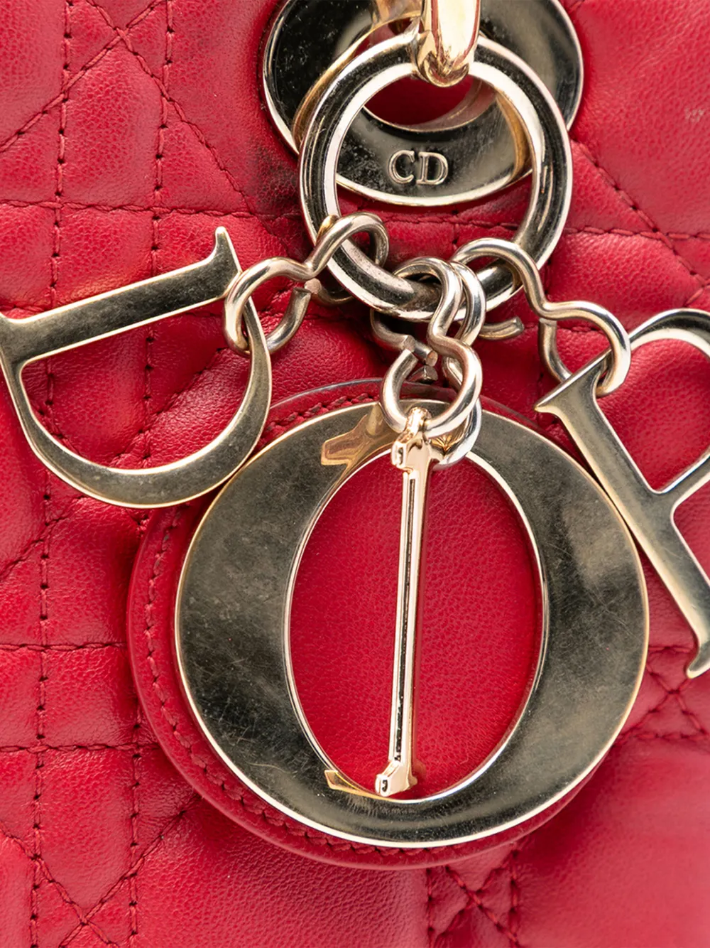 2018 Small Lambskin Cannage My Abcdior Lady Dior Satchel