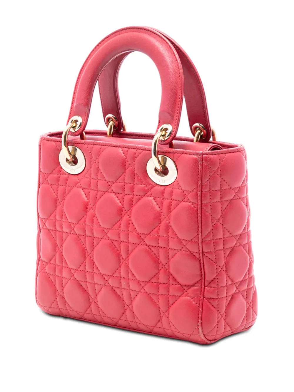 2018 Small Lambskin Cannage My Abcdior Lady Dior Satchel