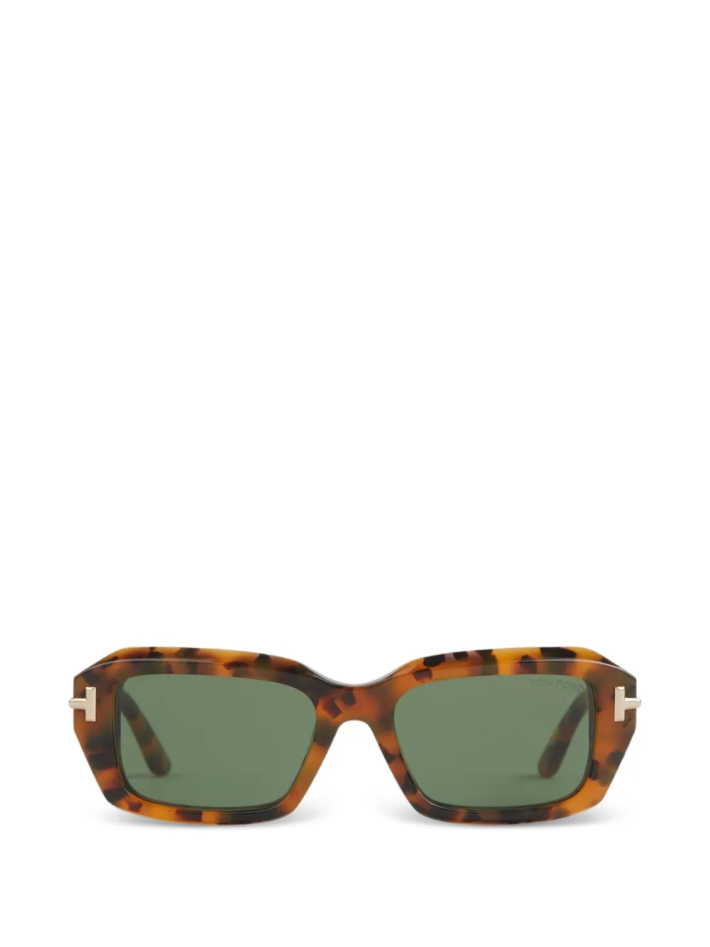 TOM FORD rectangle-shape sunglasses - Marrone