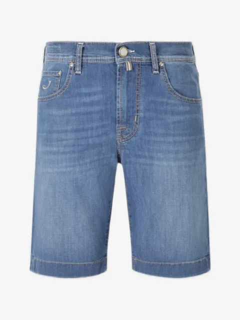 Jacob Cohën logo-patch denim shorts