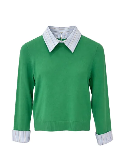 alice + olivia — Porla collared sweater